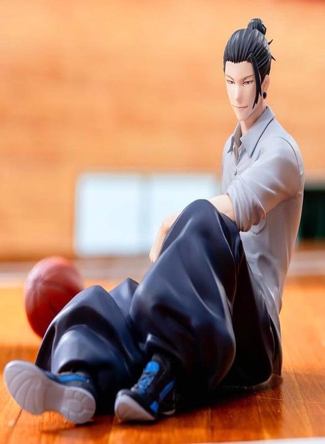 FUNFOB Geto Action Figure Height-11.5cm Collectible for Anime Fans PVC Multicolour | Geto Sitting Grey Shirt - Image 1